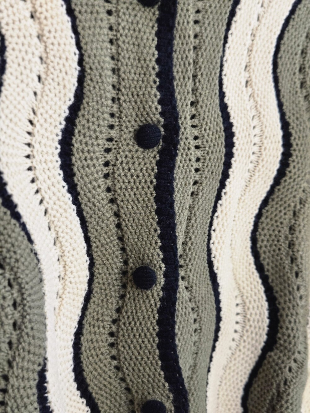 Knit Button-Up Cardigan - Picture 3 of 5